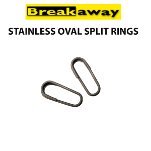 Breakaway Stainless Oval Split Rings